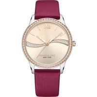 Kenneth Cole Women's KCWLA2219603 Classic 36mm Quartz Watch in Burgundy