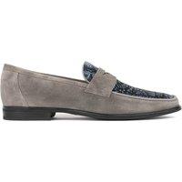 Embassy London Men's Henry - Light Grey & Paisley | Size: 9