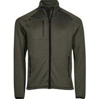 TEE JAYS Men's Stretch Fleece Jacket in Green | Size: XL