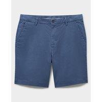 Crew Clothing Men's Bermuda Chino Stretch Shorts Blue | Size: 34R