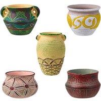 Living and Home 5-Piece Ceramic Plant Pot