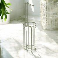 Showerdrape Dante Toilet Roll Holder & Spare Paper Holder Combination in Green
