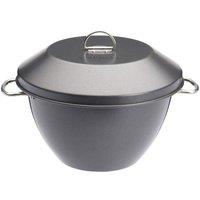MasterClass Non-Stick 2 Litre Pudding Steamer in Dark Grey