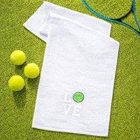 Duncan Stewart Love Sports Tennis Towel in White