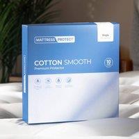 Mattress Protect Cotton Smooth or in White | Size: King