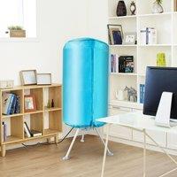 Gr8 Home Electric Heated Clothes Airer Pod Dryer With Cover in Blue