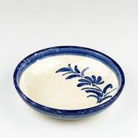 Selbrae House Ceramic Serving Bowl - Medium - Olive in Blue