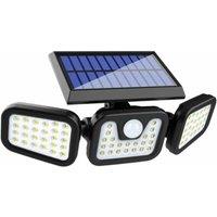 Lishetimig 74 LED Solar Powered Light in Black