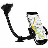 SPETLEK Universal Rotatable Suction Phone Holder for Car Dashboard Windscreen in Black