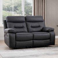 Furnishings For Less UK Renzo Grey Recliner 2 Seater Sofa Electric with USB Ports