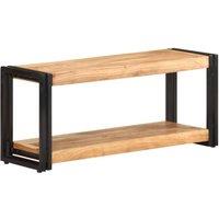 Berkfield Home TV Cabinet 90x30x40 cm Solid Acacia Wood in Brown | Size: 90 x 30 x 40 cm