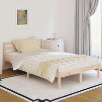 Berkfield Home Day Bed Solid Wood Pine 120x200 cm in Brown | Size: Small Double