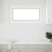 Berkfield Home Basement Window "RISOR" 110x70 cm Tilt&Turn DIN Right White