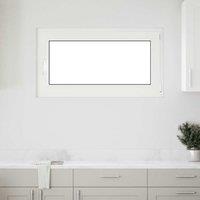 Berkfield Home Basement Window "RISOR" 110x60 cm Tilt&Turn DIN Right White