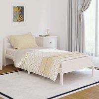 Berkfield Home Day Bed Solid Wood Pine 90x200 cm White