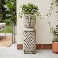 Garden Greatness Decorative Aztec Pillar Planter