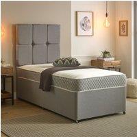 Starlight Beds Nebraska Memory Foam Spring Mattress in Light Grey | Size: EU Single