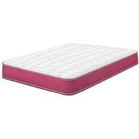 eXtreme Comfort Ltd 18cm Hybrid Memory Foam Spring Mattress CoolTouch Cover in Pink | Size: Single