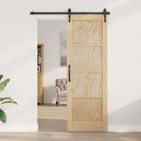 Berkfield Home Interior Door "ORKDAL" 73.5x211x4 cm Solid Wood Pine in Beige