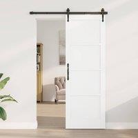 Berkfield Home Interior Door "ORKDAL" White 73.5x211x4 cm Solid Wood Pine