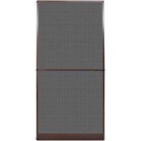 Berkfield Home Brown Hinged Insect Screen for Doors 120 x 240 cm