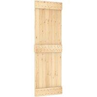 Berkfield Home Door NARVIK 70x210 cm Solid Wood Pine in Light Tan