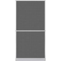 Berkfield Home White Hinged Insect Screen for Doors 120 x 240 cm
