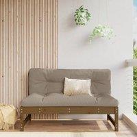 Berkfield Home Middle Sofa Honey Brown 120x80 cm Solid Wood Pine