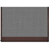 Berkfield Home Practical Brown Hinged Insect Screen for Doors 120 x 240 cm