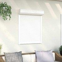 Berkfield Home Roller Shutter Aluminium 80x100 cm White