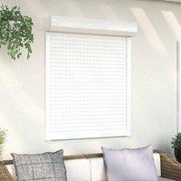 Berkfield Home Roller Shutter Aluminium 100x130 cm White