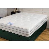 UK Bed Furniture Silk memory 1000 Mattress in White | Size: Super King