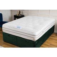 UK Bed Furniture Tencel 1500 Pocket Mattress in White | Size: Super King