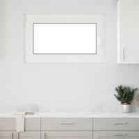 Berkfield Home Basement Window "RISOR" 100x60 cm Tilt&Turn DIN Left White