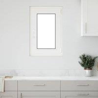 Berkfield Home Basement Window "RISOR" 50x75 cm Tilt&Turn DIN Right White