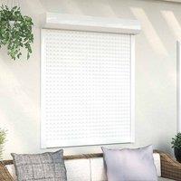 Berkfield Home Roller Shutter Aluminium 110x130 cm White