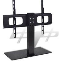 Berkfield Home TV Bracket with Base Iron Black 32"-70"