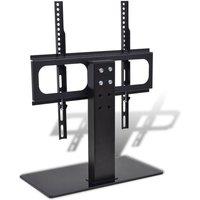 Berkfield Home TV Bracket with Base Iron Black 23"-55"