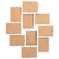 Berkfield Home Modern Collage Photo Frame for 10x(10x15 cm) Picture White MDF | Size: 10x15 cm
