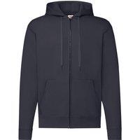 Fruit of the Loom Men's Classic Hoodie in Mid Navy | Size: XL