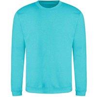 AWDis Men's Just Hoods Sweatshirt in Mid Blue | Size: Small