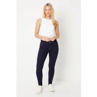 Dorothy Perkins Women's Comfort Stretch Skinny Jeans in Indigo | Size: 10