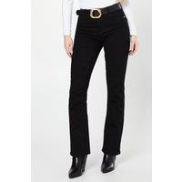 Dorothy Perkins Women's Comfort Stretch Bootcut Jeans in Black | Size: 18