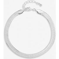 Inicio Women's Sterling Silver Plated Snake Chain Bracelet - Gift Pouch