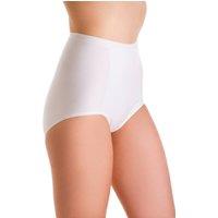 La Marquise Women's 2 Pack Cotton Control Maxi Briefs in White | Size: 14