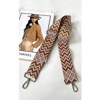 IKRUSH Women's Brinley Printed Bag Strap in Brown
