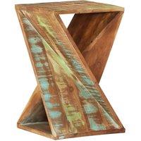 Berkfield Home Side Table 35x35x55 cm Solid Wood Reclaimed | Size: 35 x 35 x 55 cm