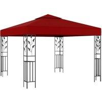 Berkfield Home Gazebo 3x3 m Wine Red