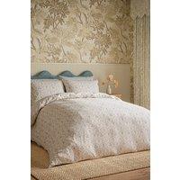 Sanderson 'Summer Scallop' Cotton Duvet Cover Set in Lavender | Size: Super King