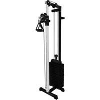 Monstershop Wall Mounted Cable Pulley Machine in Black